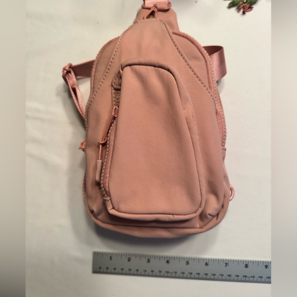 Baby Pink Antik Kraft Sling Bag Reversible Shoulder Wear - Picture 10 of 12